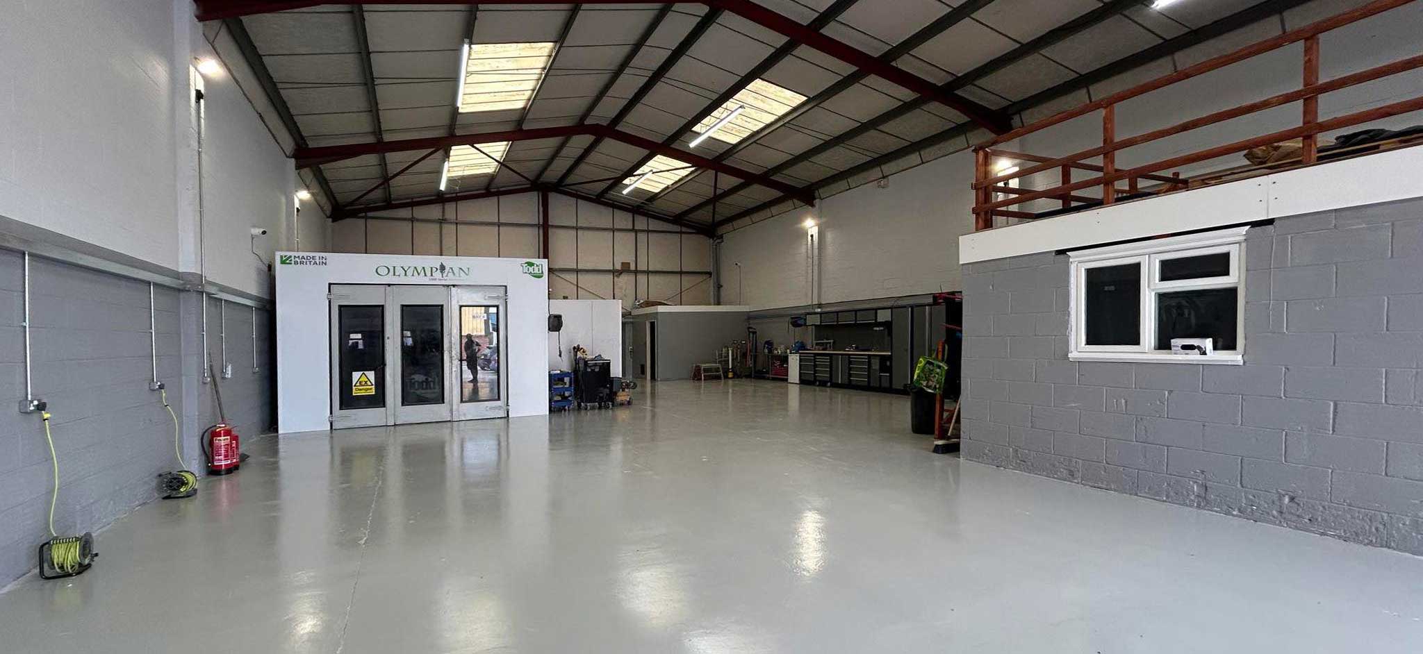 car finishing facility