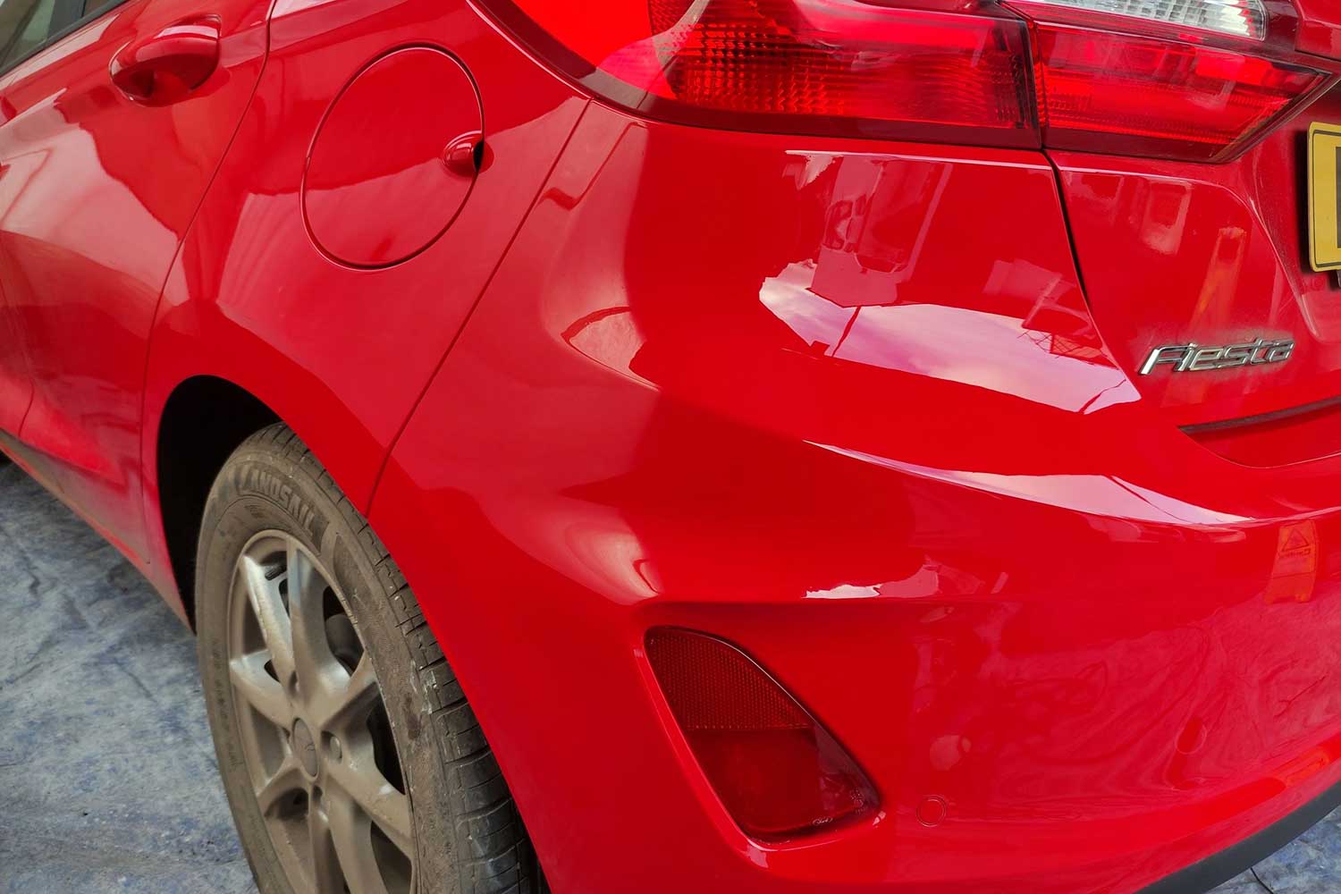 Fiesta bumper repair