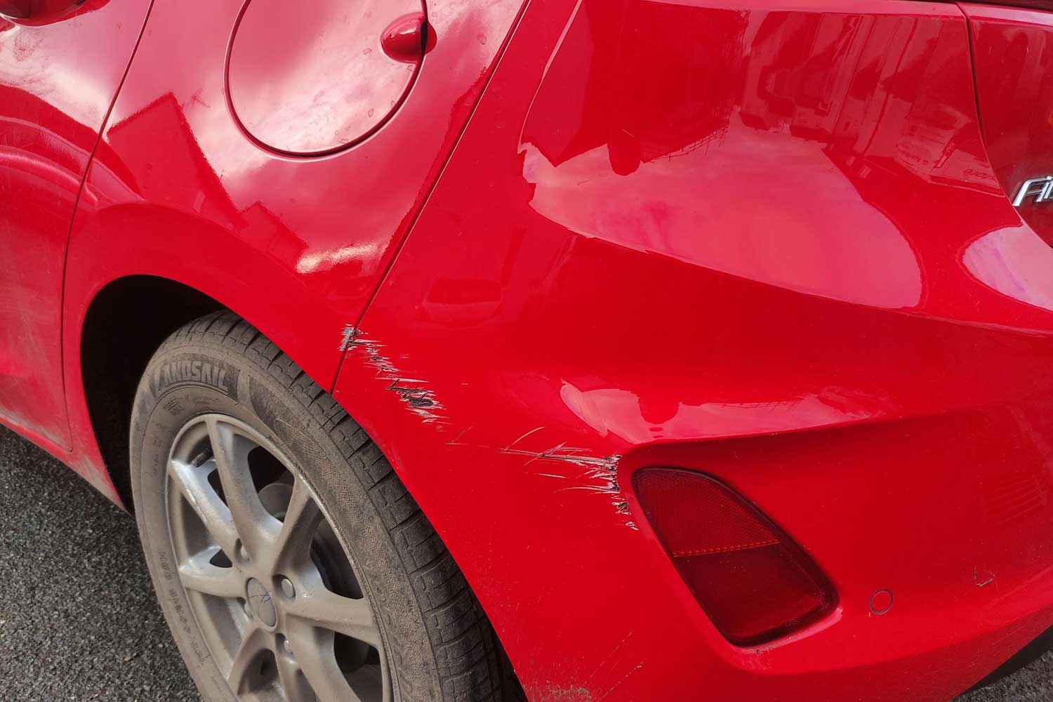 Fiesta bumper repair